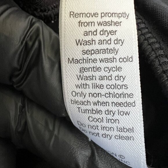 Athleta Soho Women 12 Black Jogger Pant Relaxed Fit Zip Front Pockets Athleisure - Picture 14 of 15